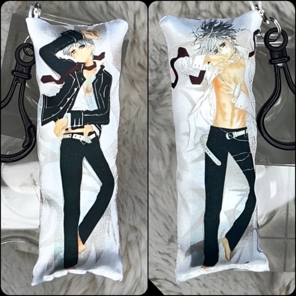 Handmade Anime Zero Kiryu Vampire Knight Anxiety Relief Plush Keychain